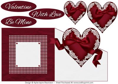 Lacey Heart 1 - Over the Edge Card