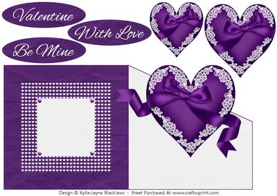 Lacey Heart 8 - Over the Edge Card
