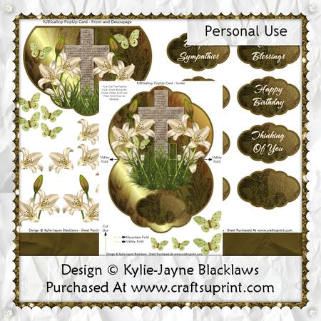 The Lord's Prayer 2 - Scalloped Popup Card Kit