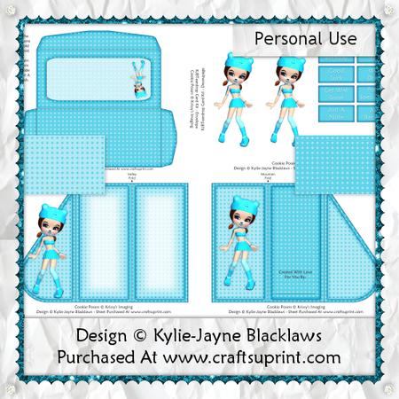 Blueberry Soda Pop Teardrop Card Kit