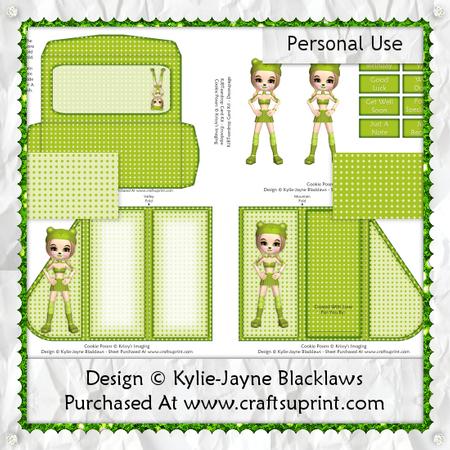 Lime Soda Pop Teardrop Card Kit