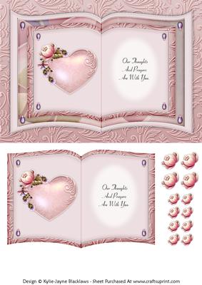 Dusky Pink 1 - Thoughts and Prayers - Book Sheet