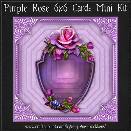 Purple Rose 6x6 Mini Kit