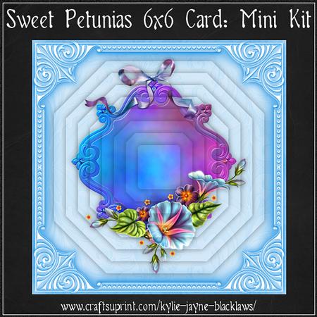 Sweet Petunias 6x6 Mini Kit