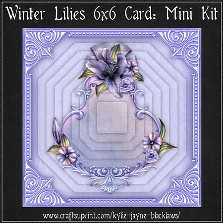 Winter Lilies 6x6 Mini Kit