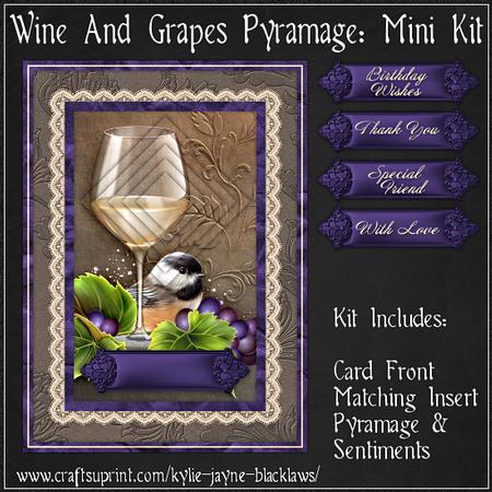 Wine and Grapes Pyramage Mini Kit