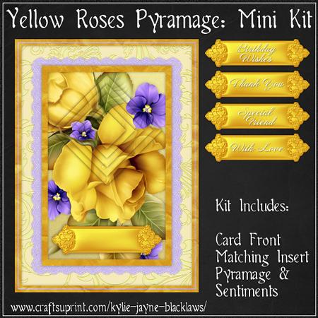 Yellow Roses Pyramage Mini Kit