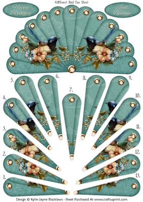 Sweet Bird - Happy Birthday - Just Because - Fan Sheet