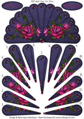 Twilight Roses - So Sorry - Thank You - Fan Sheet