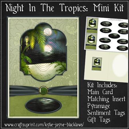 Night in the Tropics Pyramage Mini Kit