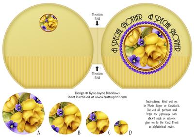 Yellow Roses Pyramage - a Special Mother