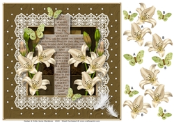 The Lords Prayer 1 - 8x8 Square Decoupage Topper