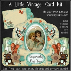 A Little Vintage - Push n Pull Card Kit