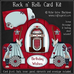 Rock n Roll - Push n Pull Card Kit