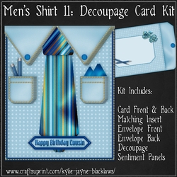 cup1060676_1050 - Mens Shirt 11 - Decoupage Card Kit