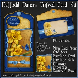 Daffodil Dance - Trifold Card Kit