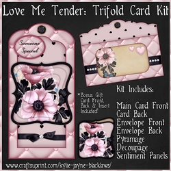 Love Me Tender - Trifold Card Kit