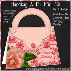 Handbag A-17 - Shaped Decoupage Mini Kit