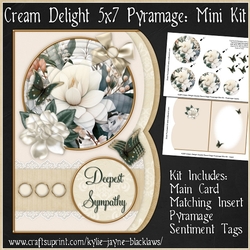 Cream Delight - Double Rounded Edge Card Mini Kit