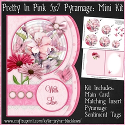 Pretty In Pink - Double Rounded Edge Card Mini Kit