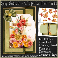 Spring Wonders 03 - 5x7 Offset Front Card Mini Kit