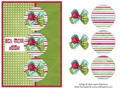 Green Polka - Get Well Soon Card