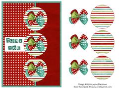Red Polka - Thank You Card