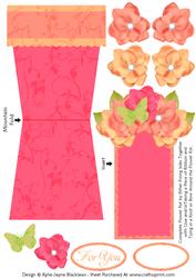 Butterfly Princess 1 - Flowerpot Card