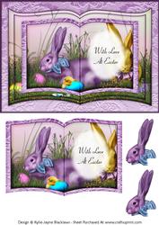 Easter Scene - with Love - Book Sheet