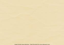 Cream Rose Treat Basket Backing Paper 1b - Landscape