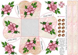 Pink Rose - Treat Basket