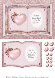 Dusky Pink 1 - Deepest Sympathy - Book Sheet