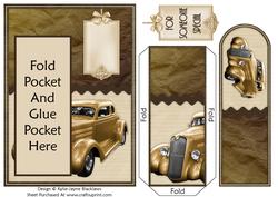 Gatsby Glamour - for Someone Special - Bookmark Pocket Card