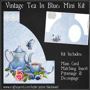 Vintage Tea in Blue Mini Kit