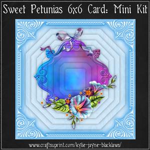Sweet Petunias 6x6 Mini Kit