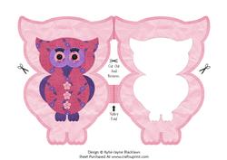 Birthday Whoo-ray Shaped Card Matching Insert