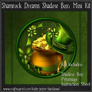 Shamrock Dreams Shadow Box Mini Kit