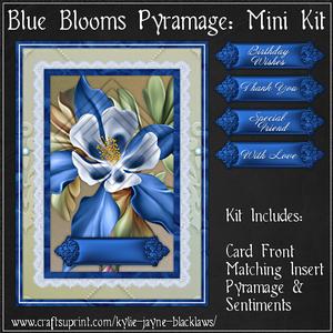 Blue Blooms Pyramage Mini Kit