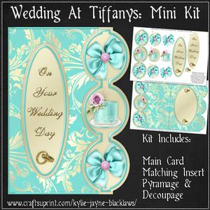 Wedding at Tiffanys Round Edged Card Mini Kit