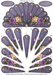Heritage Rose - Happy Birthday - Just Because - Fan Sheet