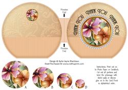 Apricot Fleurs Pyramage - Thank You