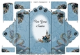 Autumn Blues - For You Sister - Scallop Top Tri Fold Card