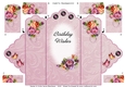 English Rose - Birthday Wishes - Scallop Top Tri Fold Card