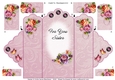 English Rose - For You Sister - Scallop Top Tri Fold Card
