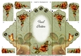October Roses - Feel Better - Scallop Top Tri Fold Card