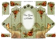 October Roses - For You Mother - Scallop Top Tri Fold Card