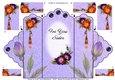 Pastelika - For You Sister - Scallop Top Tri Fold Card