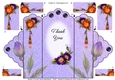Pastelika - Thank You - Scallop Top Tri Fold Card