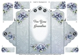 Porcelain Dreams - For You Grandma - Scallop Top Tri Fold Card