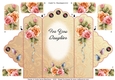 Rosy Glow - For You Daughter - Scallop Top Tri Fold Card